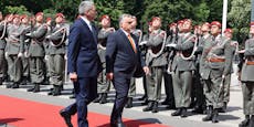 Pfiffe und Buhrufe bei Orban-Besuch in Wien