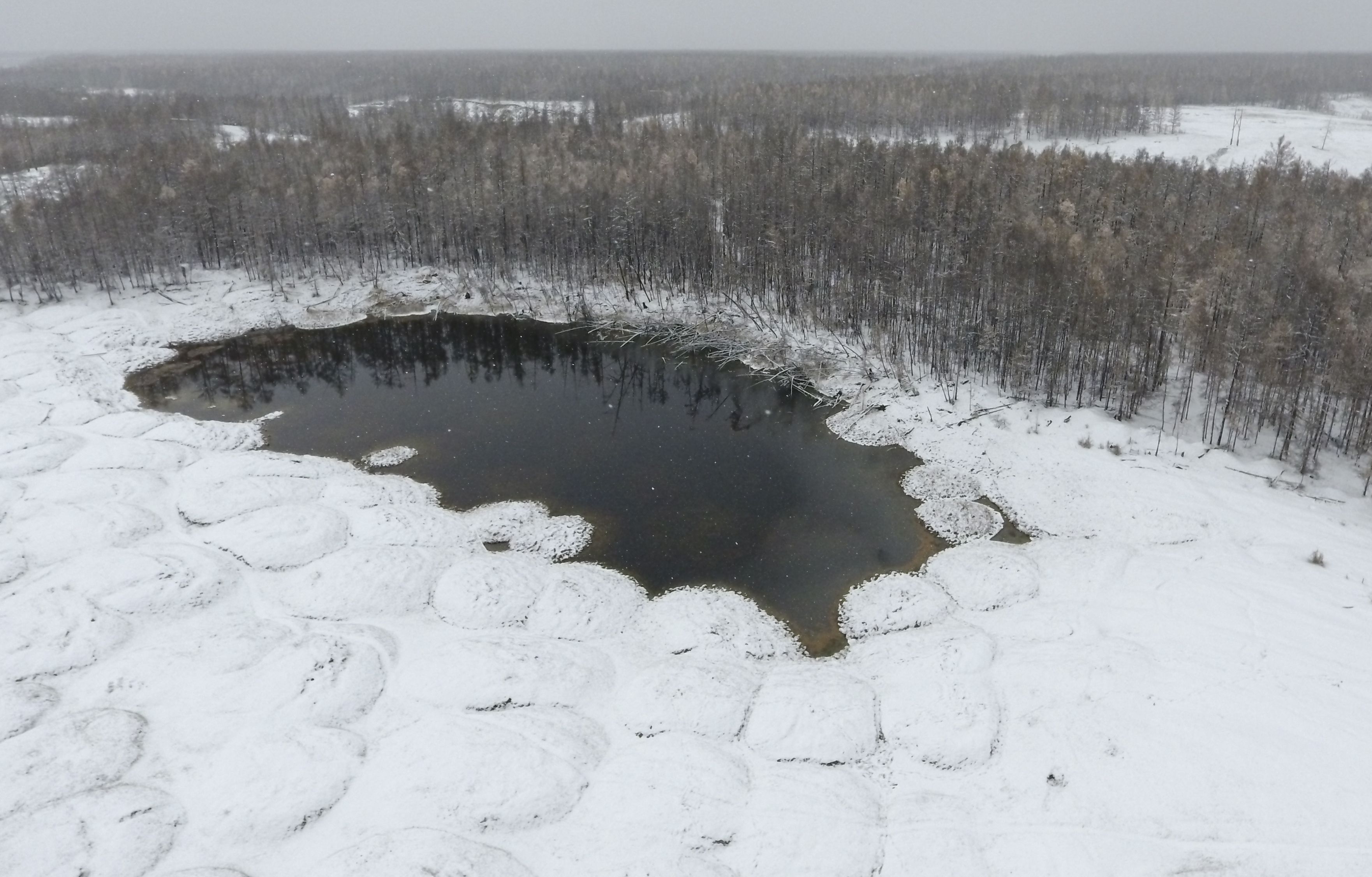 Yakutia (Russland).&nbsp;Forschende der ETH Zürich zeigen mit einer neuen Methode, wie stark Hitzewellen den arktischen Permafrost auftauen.