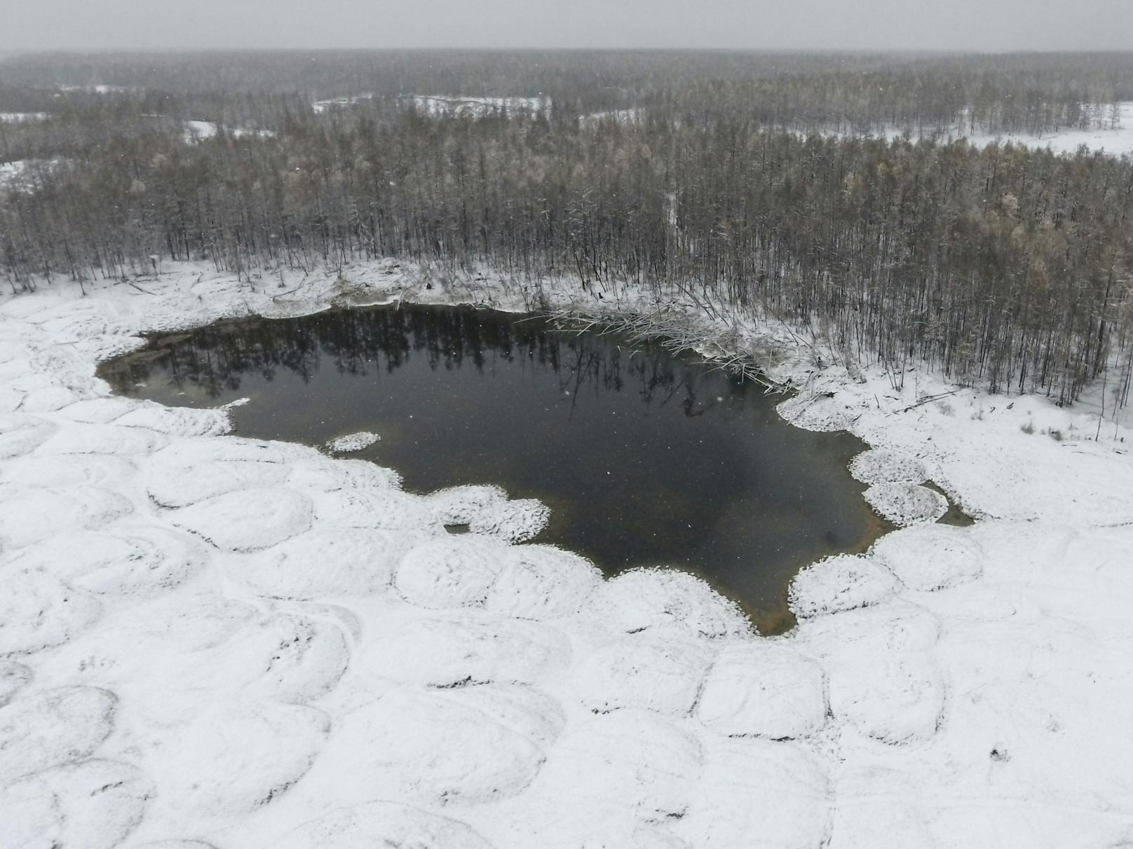 Yakutia (Russland).&nbsp;Forschende der ETH Zürich zeigen mit einer neuen Methode, wie stark Hitzewellen den arktischen Permafrost auftauen.