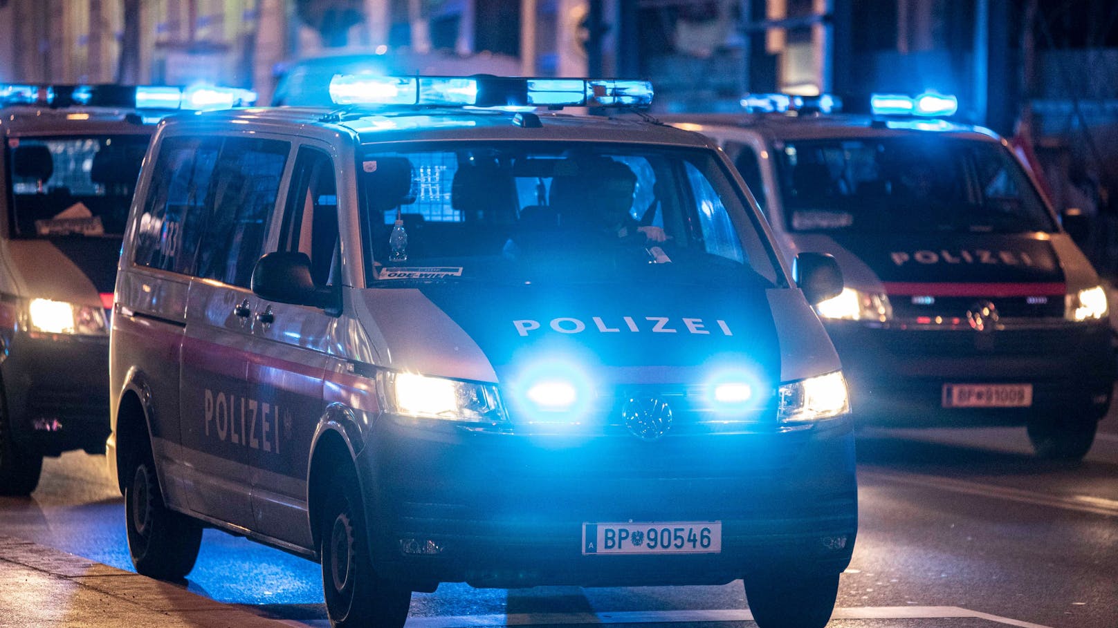 Polizei suchte nach den Verdächtigen in der Wiener City (Symbolbild).&nbsp;