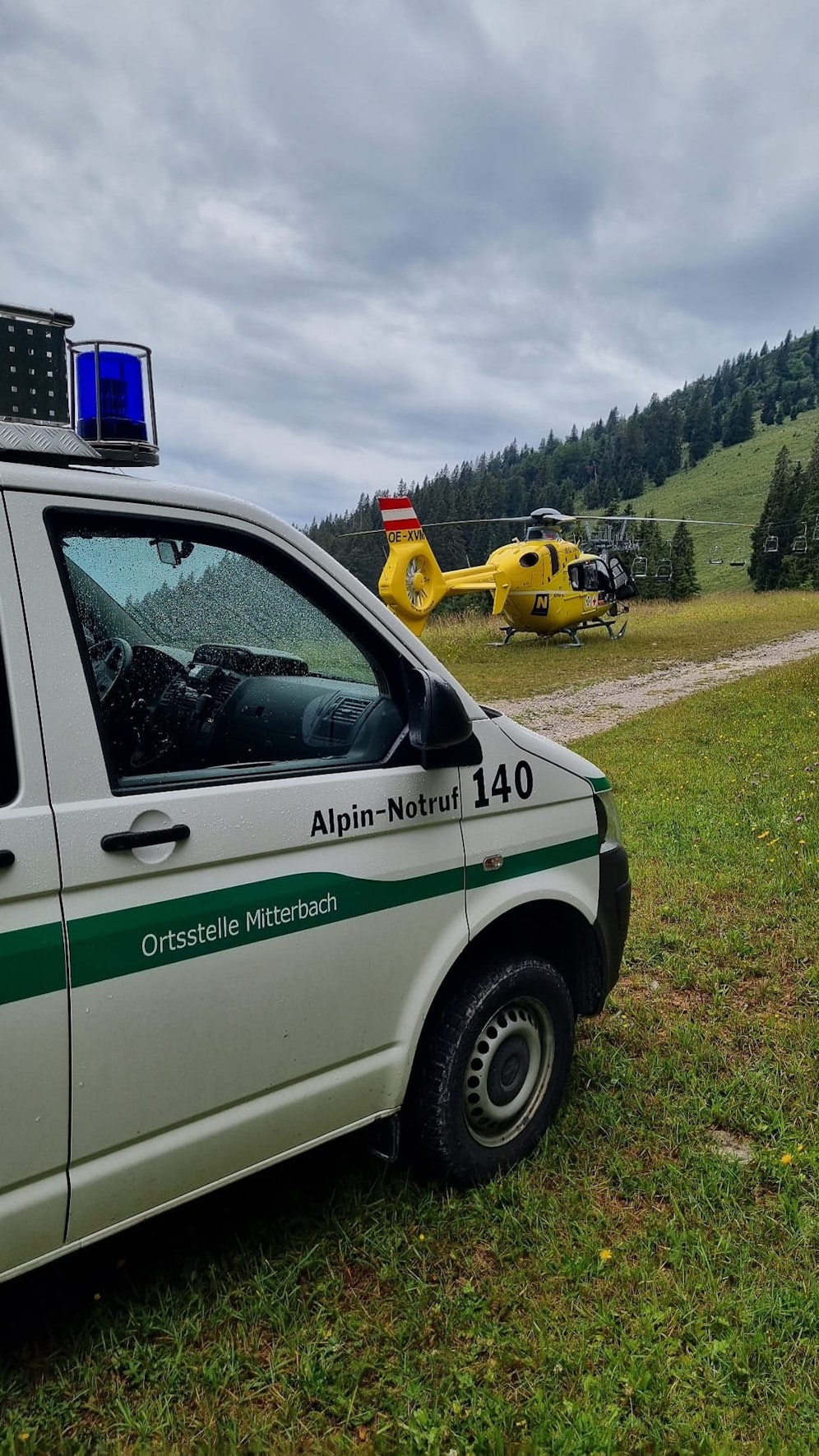 Der Bub wurde schwerverletzt ins Spital geflogen.