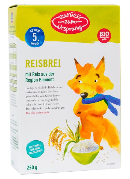 "Zurück zum Ursprung" Bio-Reisbrei 250g