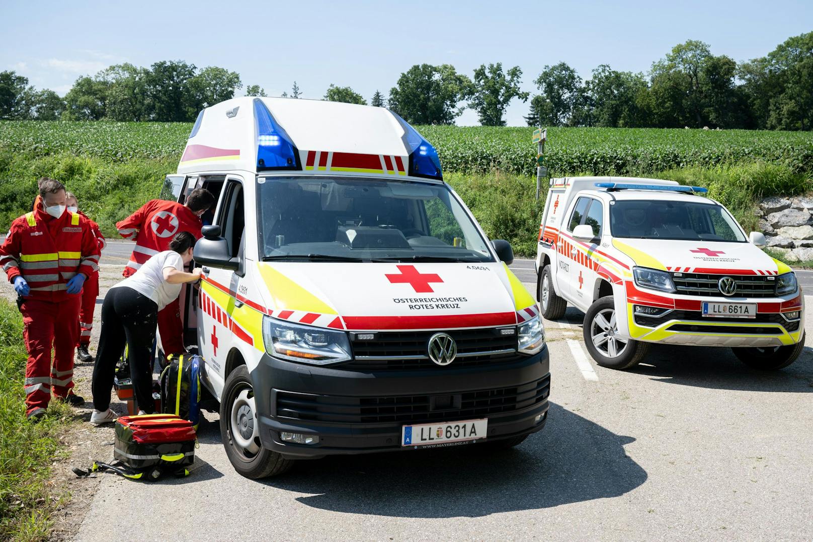 Feuerwehr und Rettung waren im Einsatz.