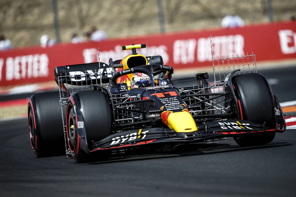 Sergio Perez kämpfte im Cockpit mit einer Allergie. 
