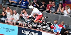 Rad-Olympiasieger fliegt bei Crash in die Zuseher