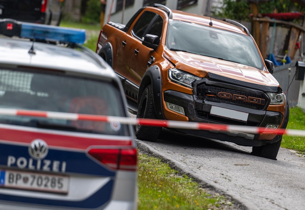 Mit diesem Puck-Up verletzte die Frau zwei Beamte