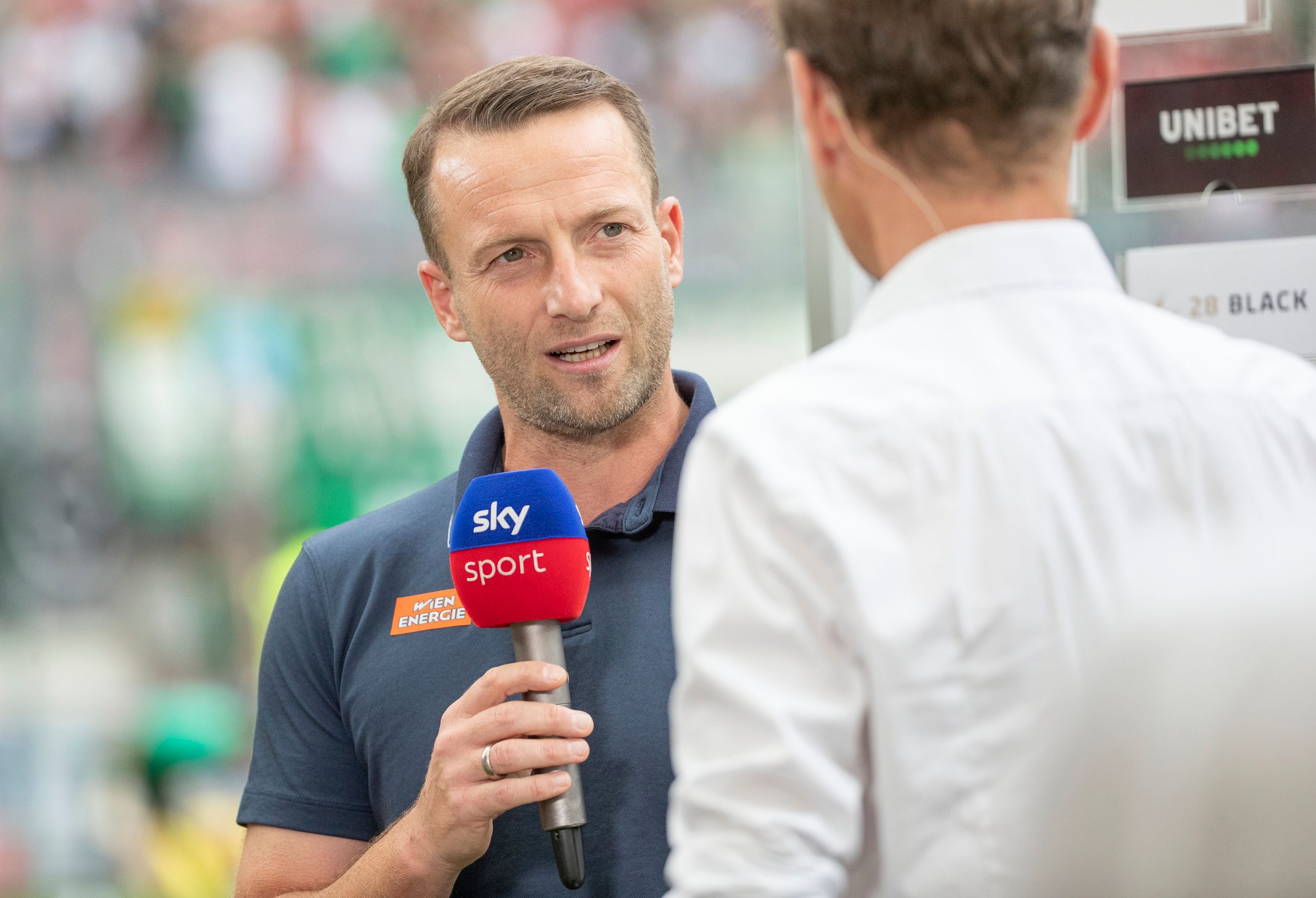 Ferdinand Feldhofer beim Sky-Interview.