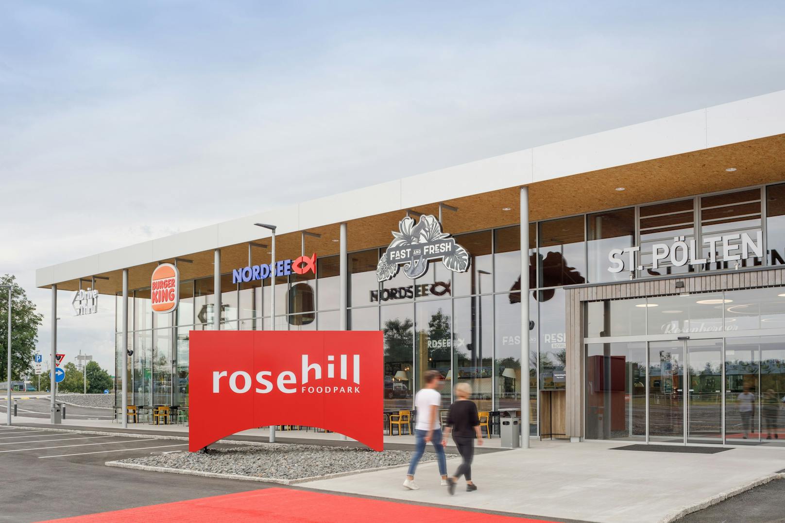 So sieht der neue Rosehill-Foodpark in St. Pölten aus