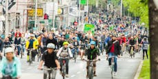 "Heisl Bike Ride" radelt am Gürtel gegen Stadtstraße an