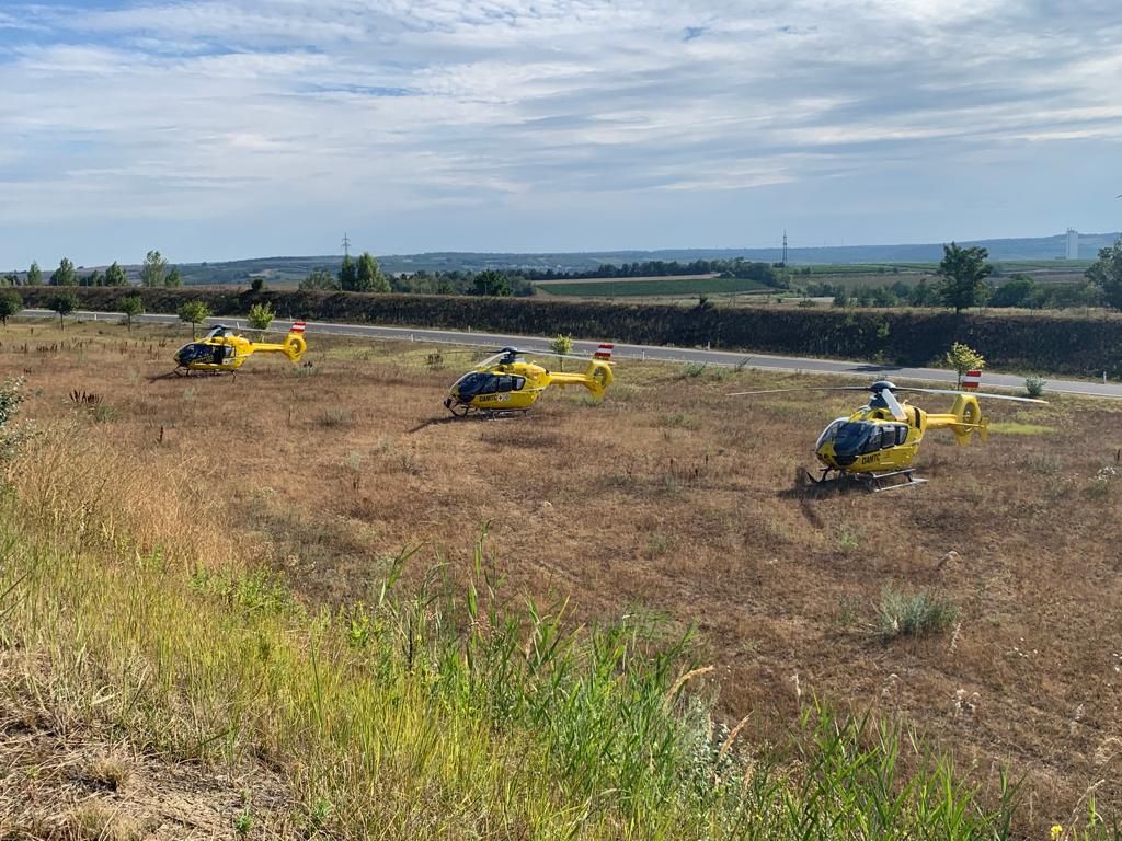 Tödlicher Unfall in NÖ: 3 Helis im Einsatz