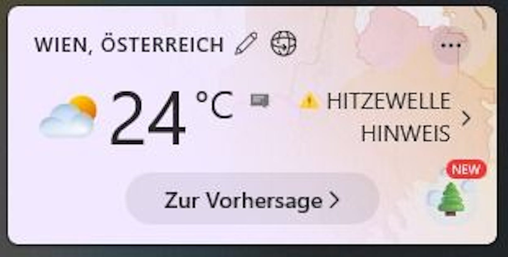 Ab Montag erhielten Windows-Nutzer auf ihrem PC eine Warnung vor einer Hitzewelle <em>(siehe im Bild rechts)</em> in Österreich.