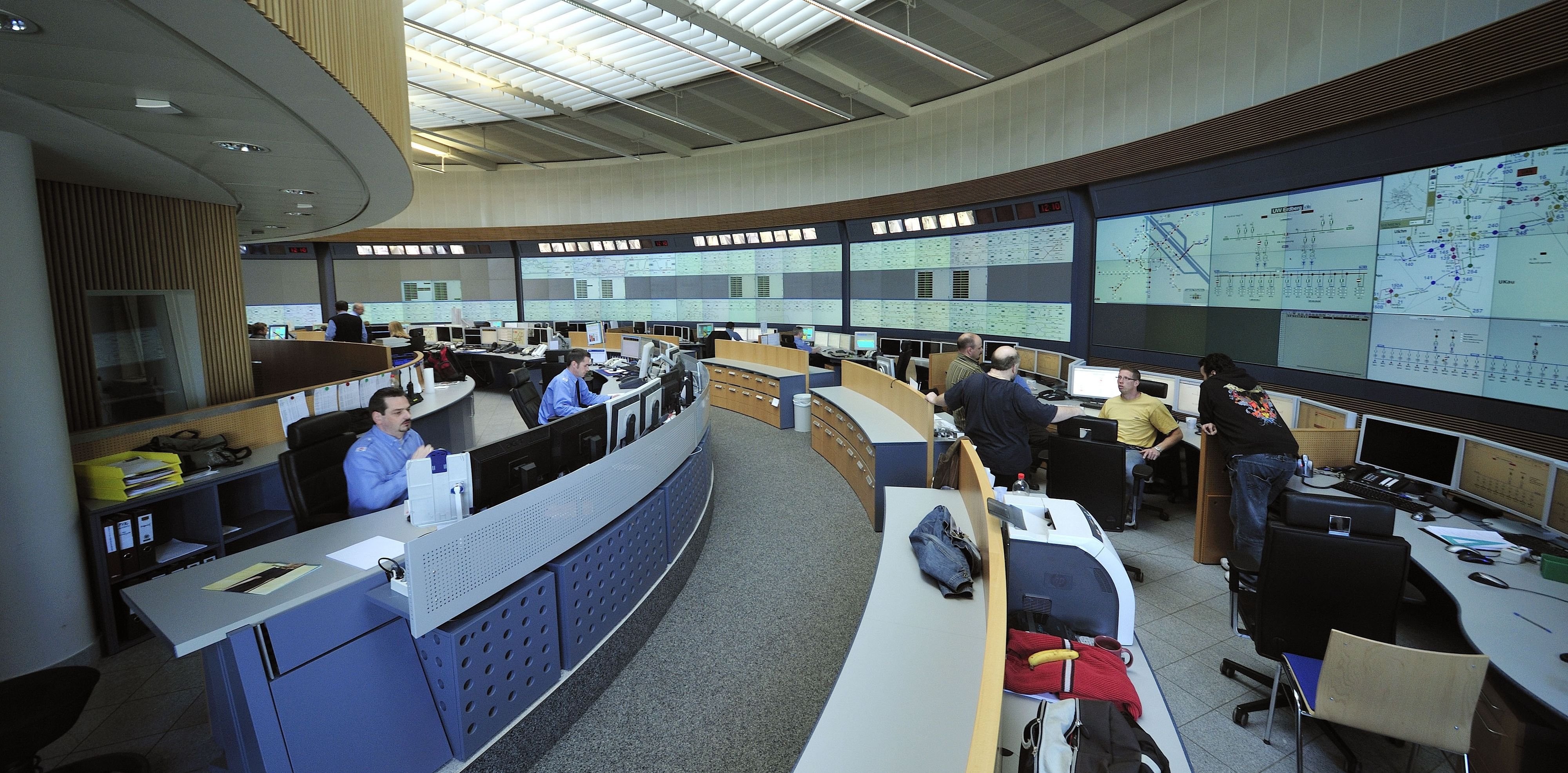 U-Bahn-Leitstelle der Wiener Linien in Wien Erdberg.