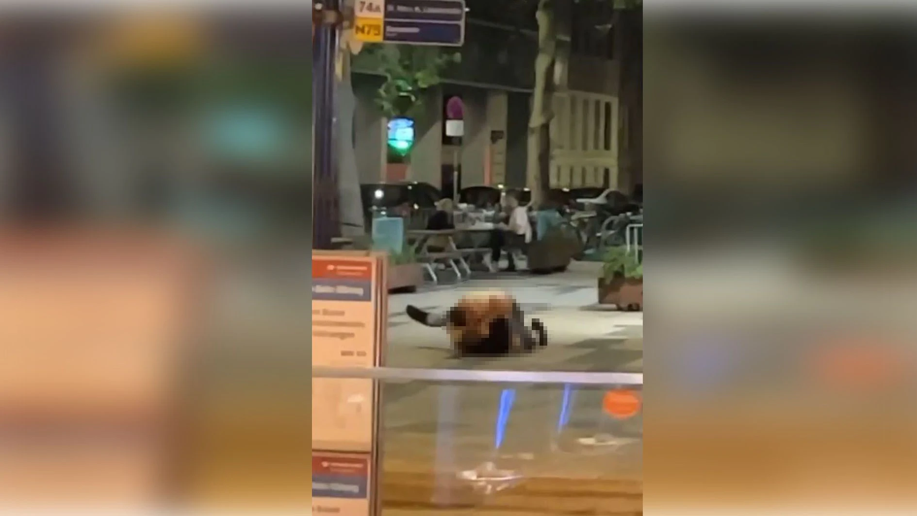 Die zwei Männer schlugen minutenlang aufeinander ein - danach kam es zu einem Einsatz der Polizei.