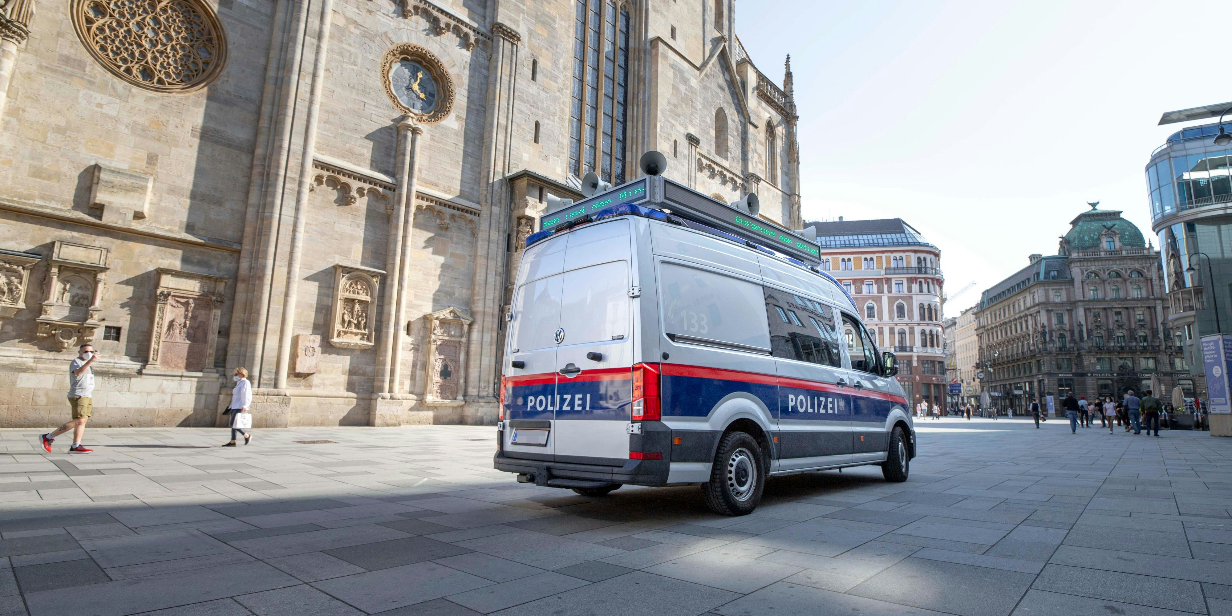 Polizei-Kontrolle am Stephansplatz (Archivfoto).