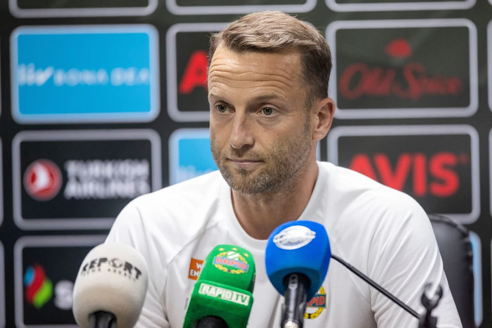 Rapid-Coach Ferdinand Feldhofer. 