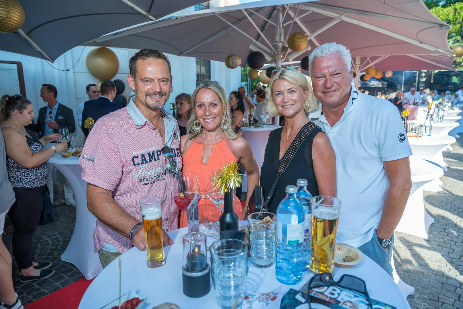 Otto Konrad mit Silke, Toni Polster mit Birgit