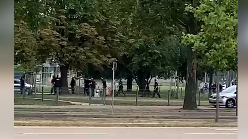 In der Venediger Au kam es am Samstag zu einem Polizeieinsatz. 