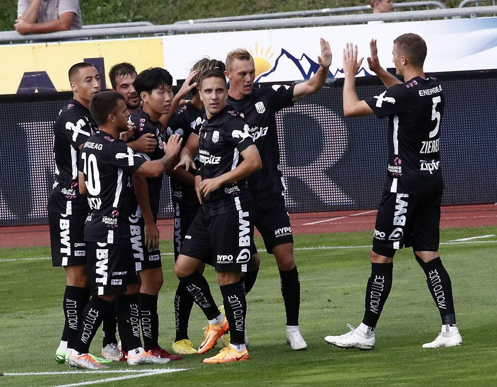 Der LASK nimmt Wolfsberg auseinander. 