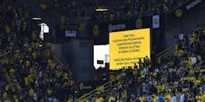Polizeieinsatz: BVB-Fans mussten im Stadion bleiben