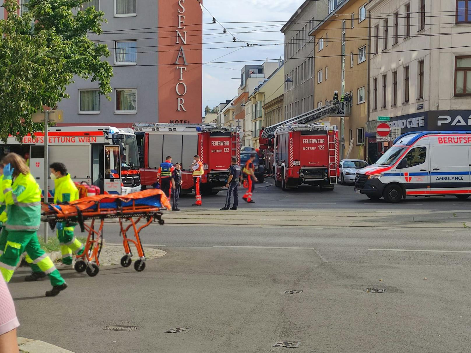 Großer Feuerwehr-Einsatz in Wien-Hernals