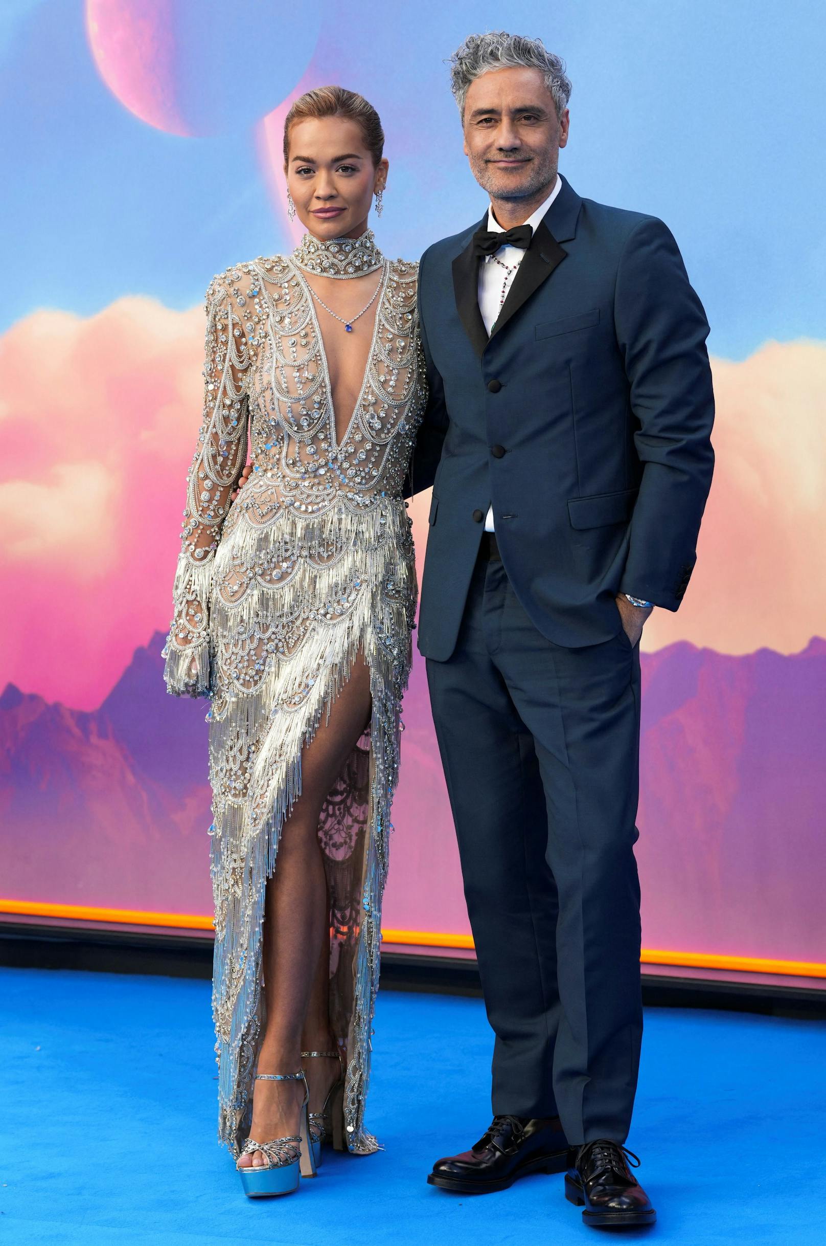 Rita Ora mit Ehemann Taika Waititi
