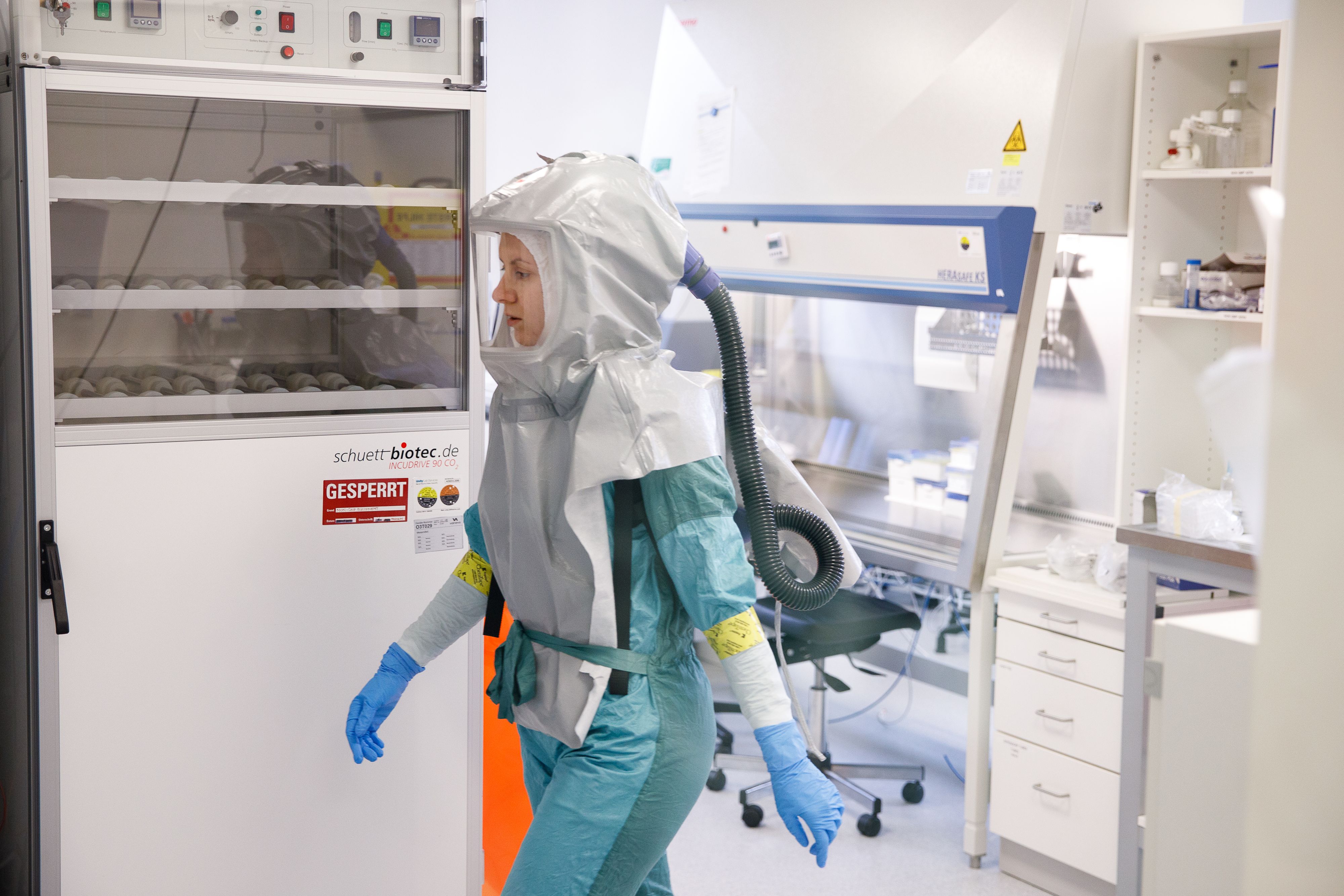 Ein Blick in ein Labor des Corona-Impfstoffforschers Valneva in Wien.