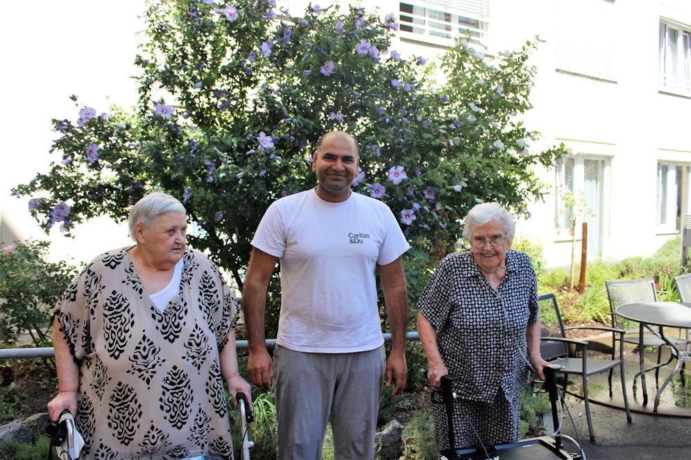 Bilal Usman schloss die Caritas-Schule für Sozialberufe ab.