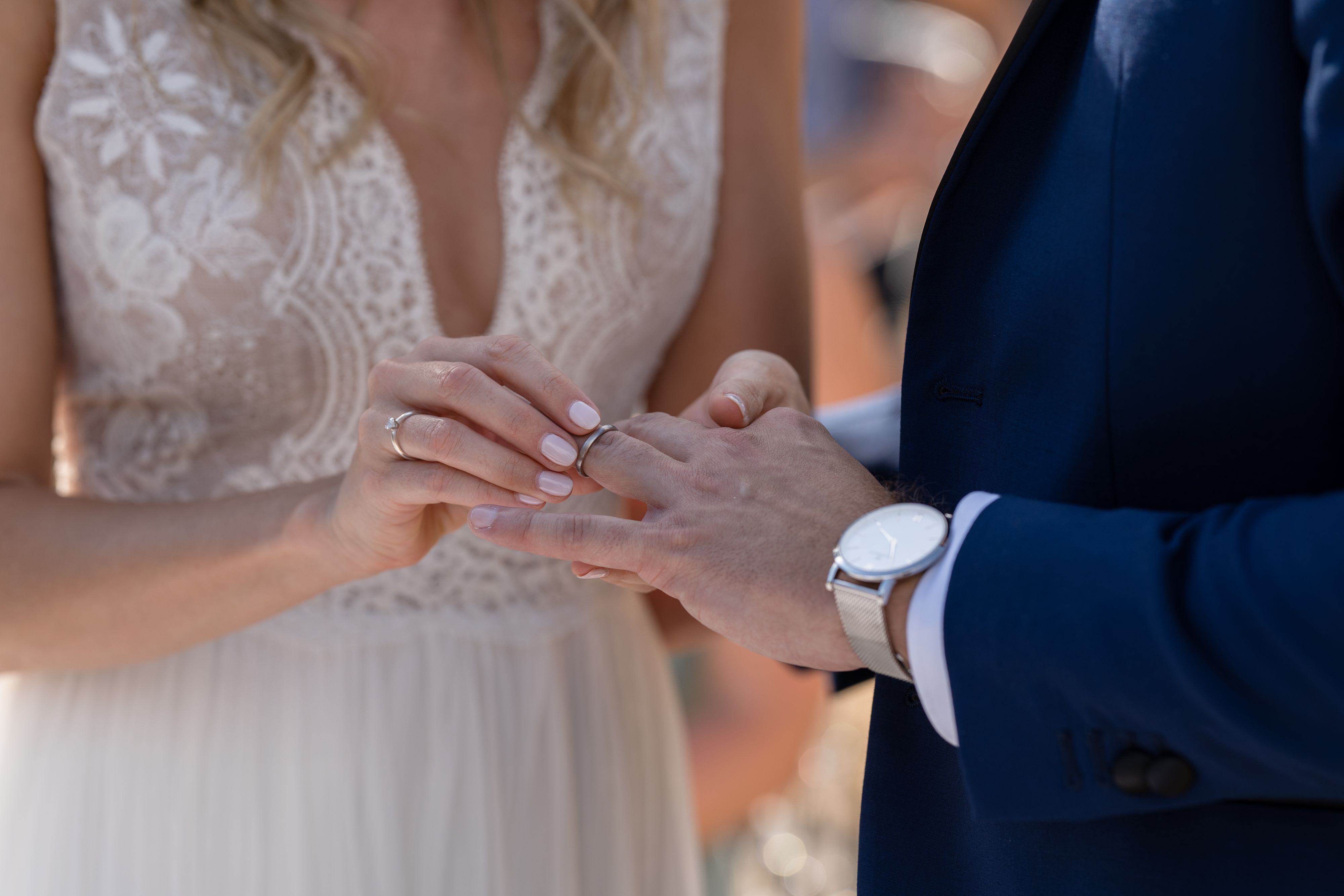 Symbolbild einer Hochzeit. 