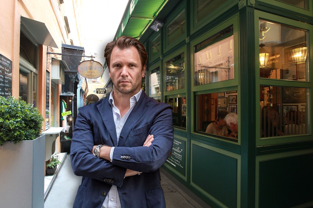 Kultwirt Thomas Figlmüller haut die Teuerung in die Pfanne – er musste und muss die Schnitzelpreise auffetten.