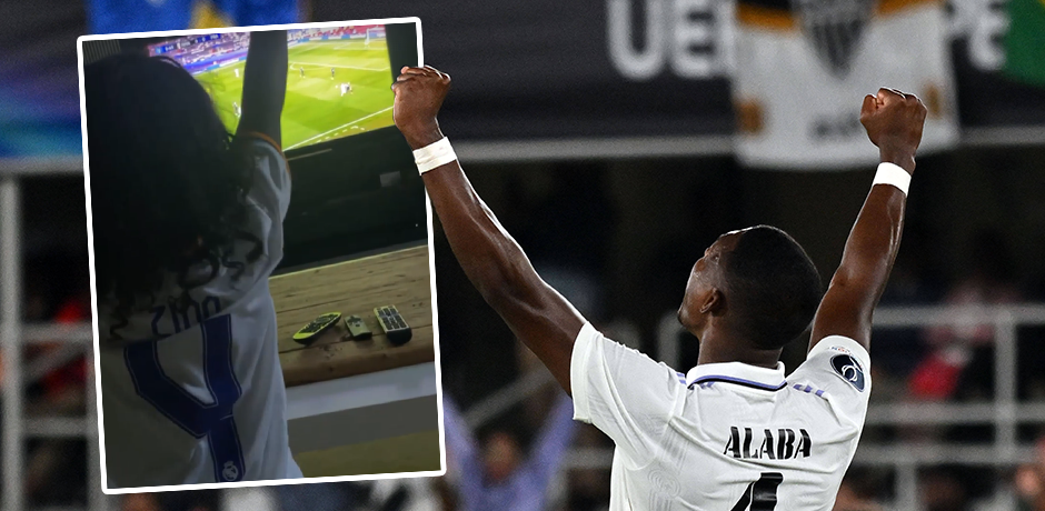 Alaba Junior jubelt mit dem Papa