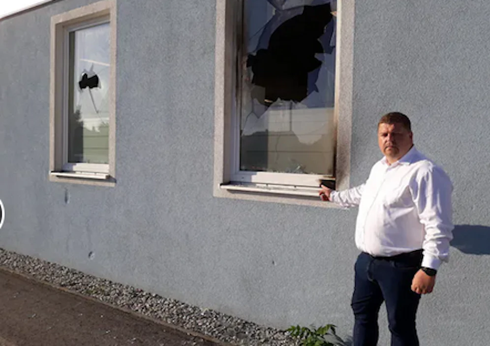 Andreas Spanring zeigte das Ausmaß der Zerstörung vom August 2019.