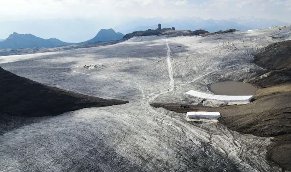 Der freigelegte Pass war mindestens seit 2000 Jahren mit Eis bedeckt.