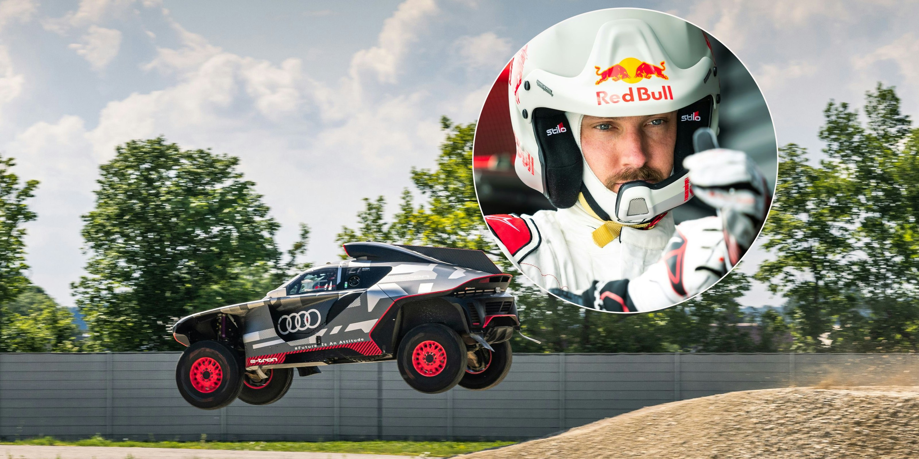 Marcel Hirscher testete den Dakar-Audi.