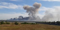 Riesige Explosionen auf Krim zerstören Putin-Stützpunkt