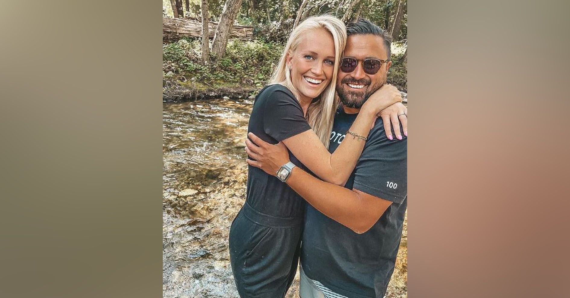 Hier war die Welt noch in Ordnung: Lisa Reyes mit ihrem Ehemann Robert