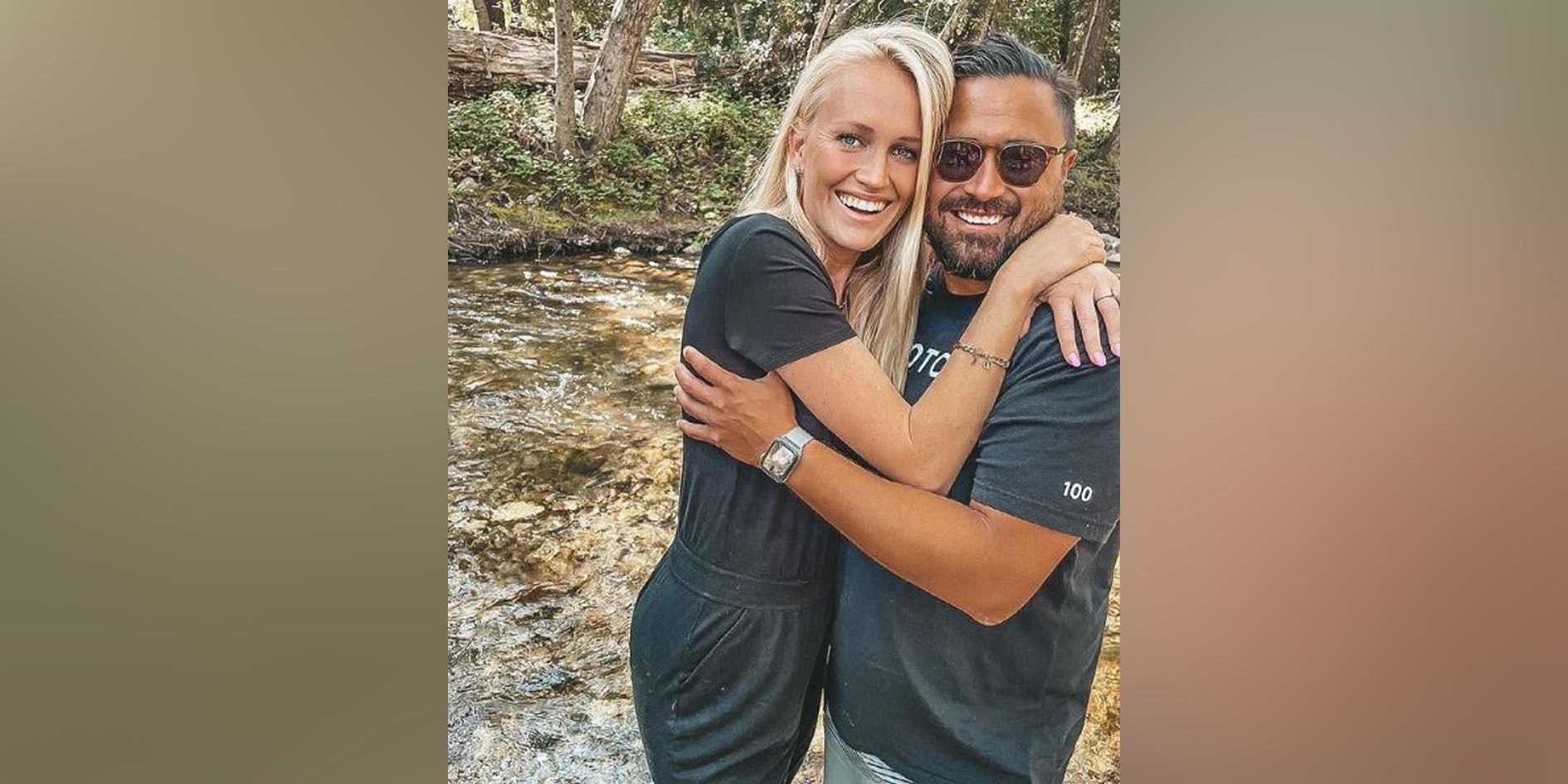 Hier war die Welt noch in Ordnung: Lisa Reyes mit ihrem Ehemann Robert