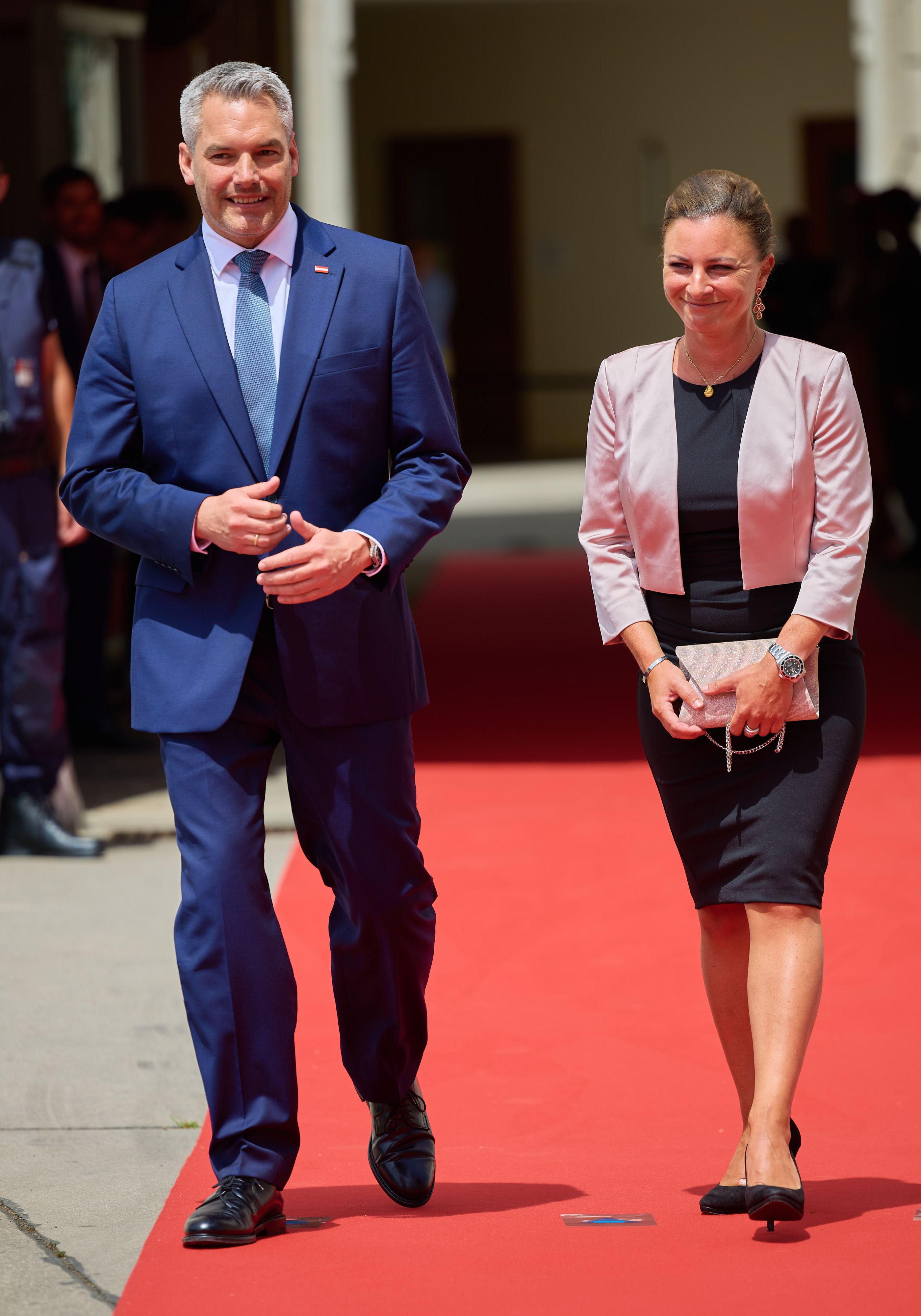Karl und Katharina Nehammer urlauben in Kärnten.