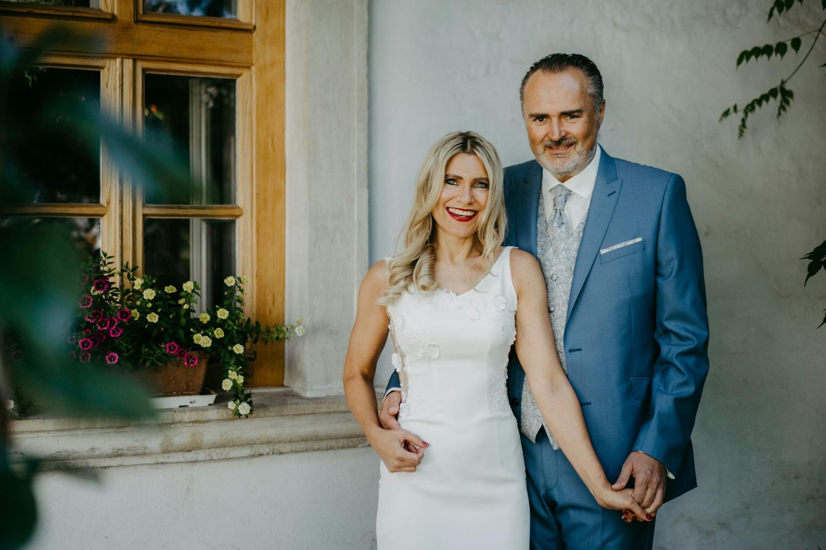 Haben geheiratet: Julia und Hans Peter Doskozil