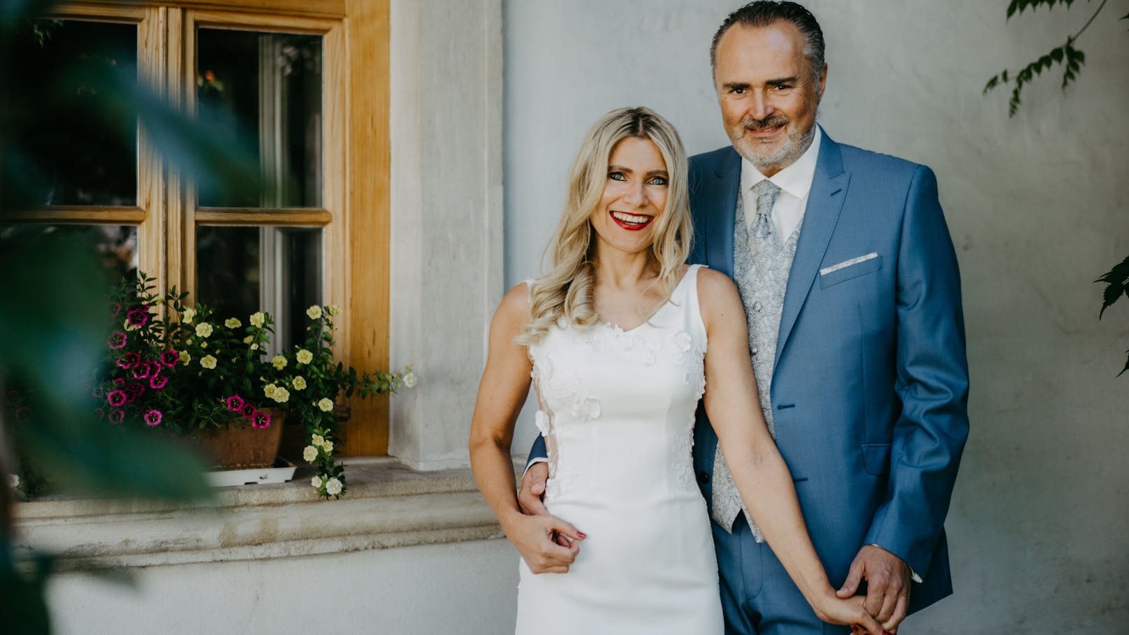 Haben geheiratet: Julia und Hans Peter Doskozil