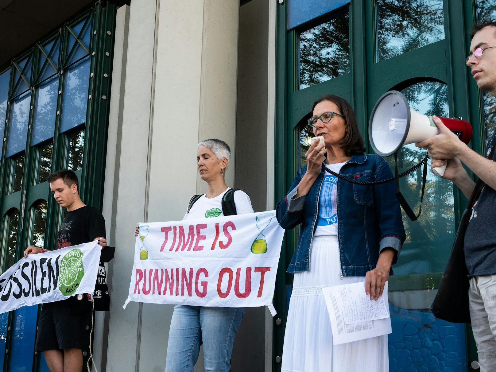 Die Aktivisten von Fridays for Future fordern mehr Klimaschutz ein.