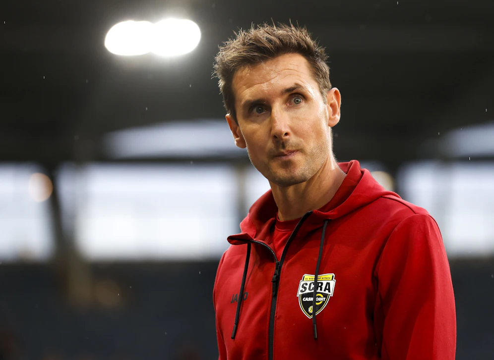 Miroslav Klose ist angefressen