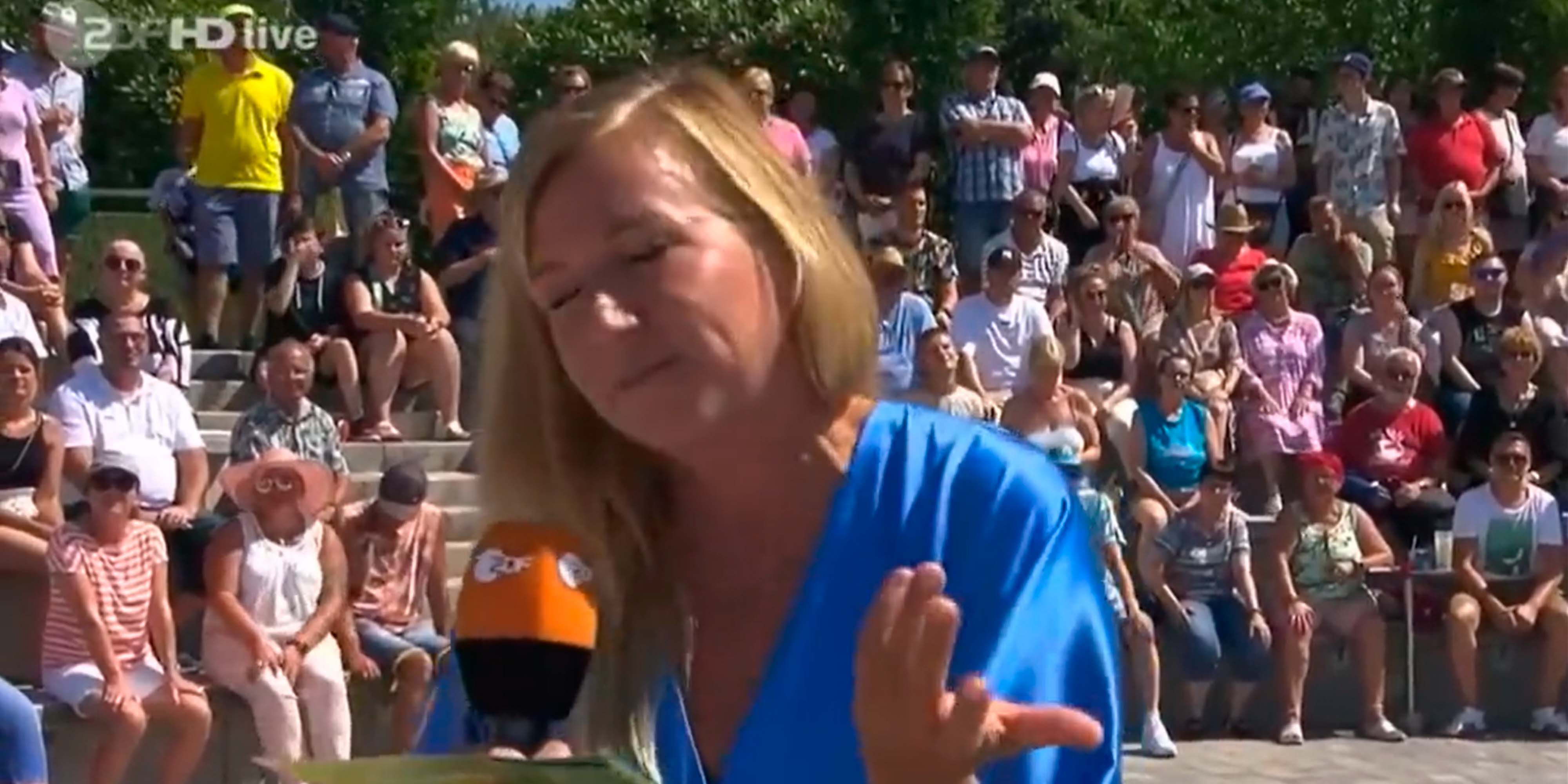 Andrea Kiewel bedauert ihr Binnen-I.