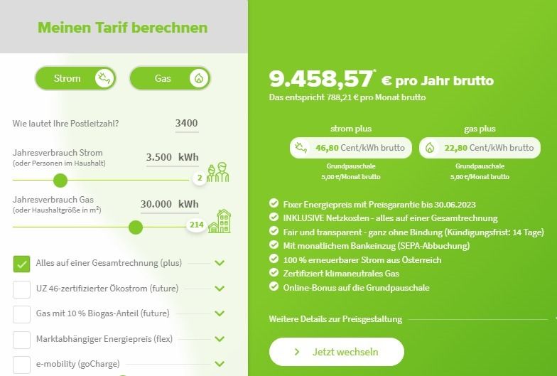 Der Tarifwechsel wird Manfred teuer zu stehen kommen.