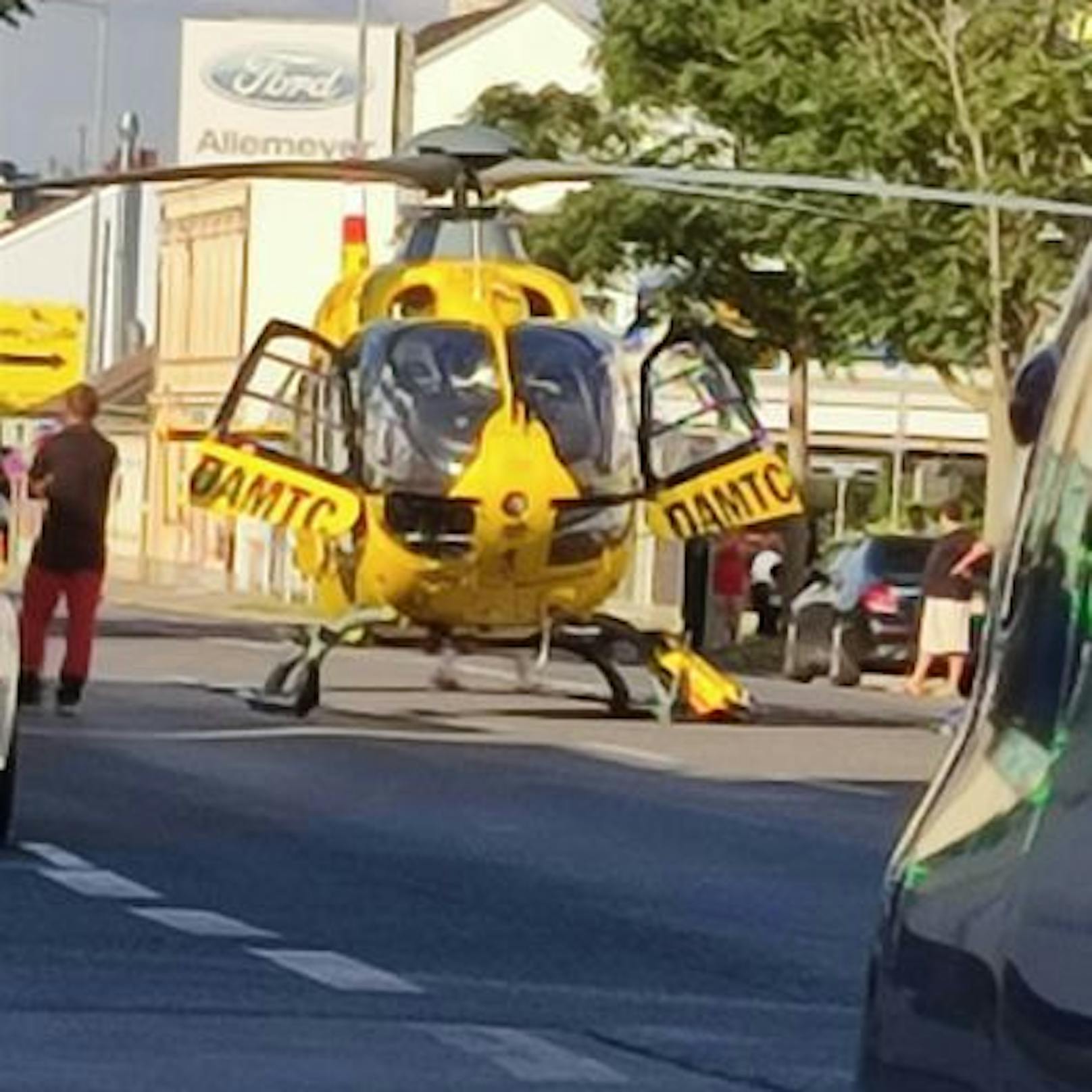 ... am 14. August ein Motorradfahrer verletzt.