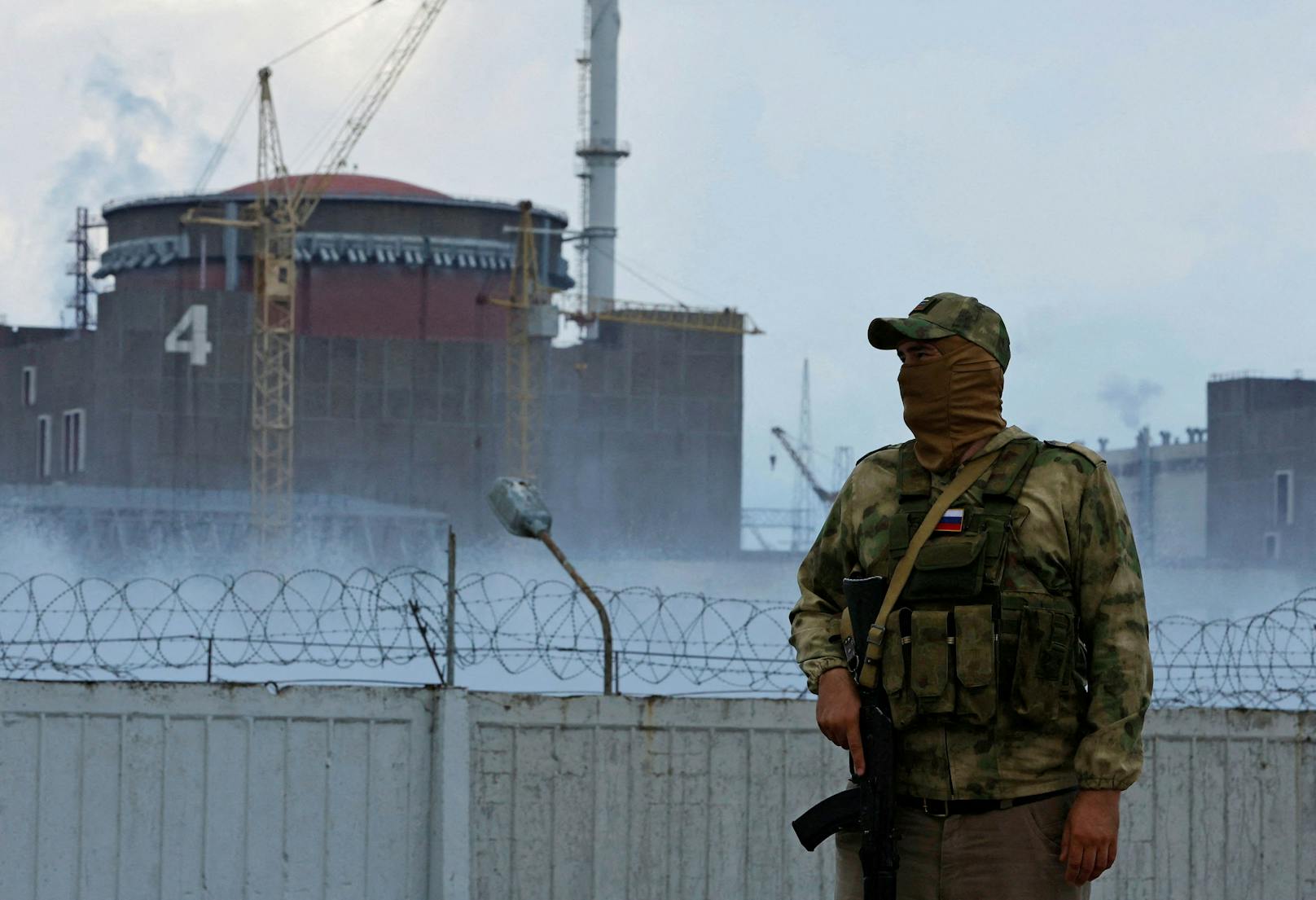 Aktuell wird das Gebiet rund um das Kernkraftwerk in Saporischschja von russischen Truppen kontrolliert.