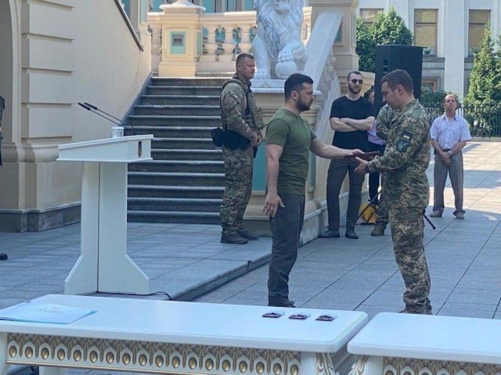 Vor einigen Tagen noch mit einem Orden ausgezeichnet ist Anton Lystopad mit 31 Jahren gestorben.