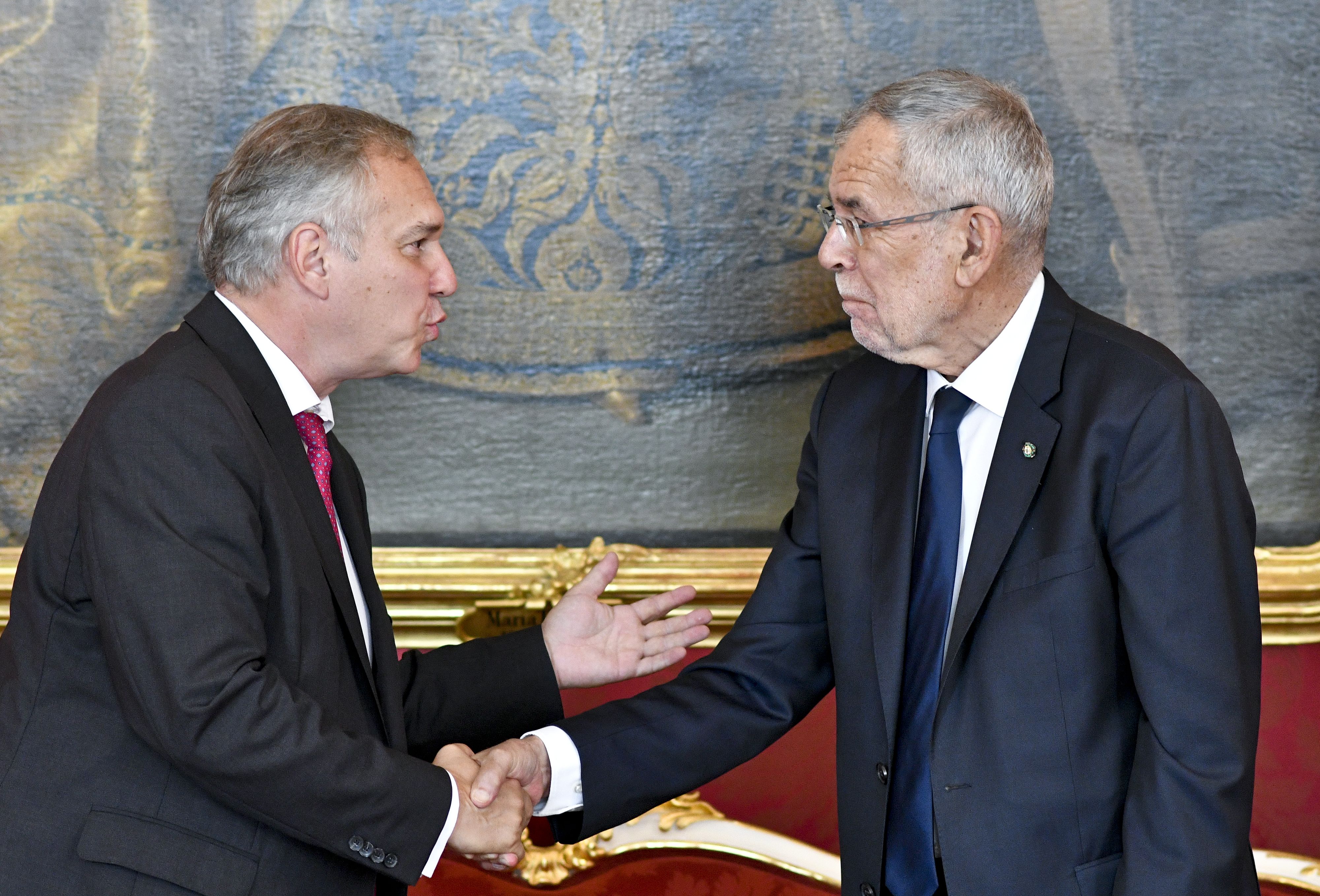 Sammeln Stimmen für die Hofburg-Wahl: Walter Rosenkranz und Alexander Van der Bellen