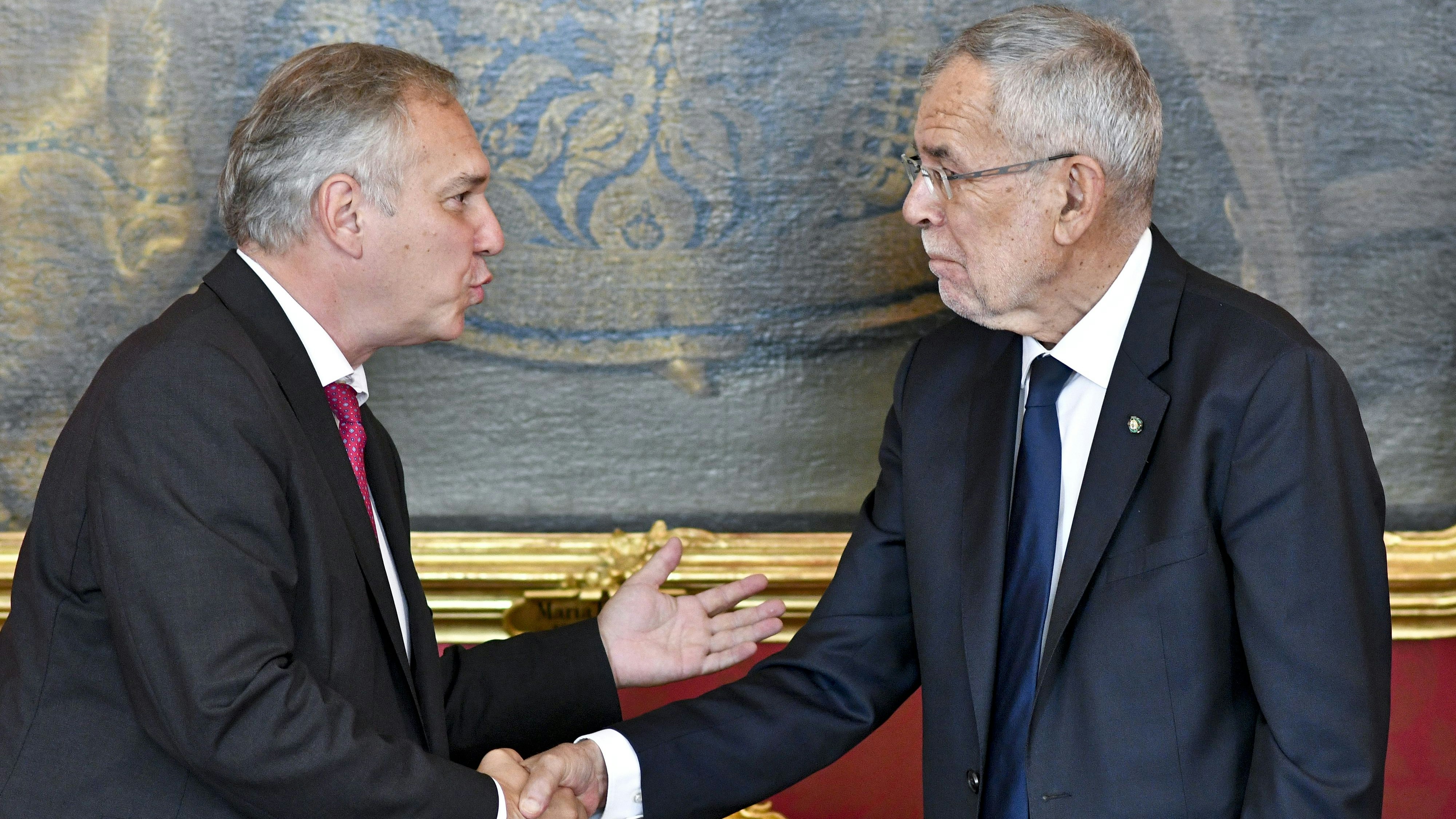 Sammeln Stimmen für die Hofburg-Wahl: Walter Rosenkranz und Alexander Van der Bellen