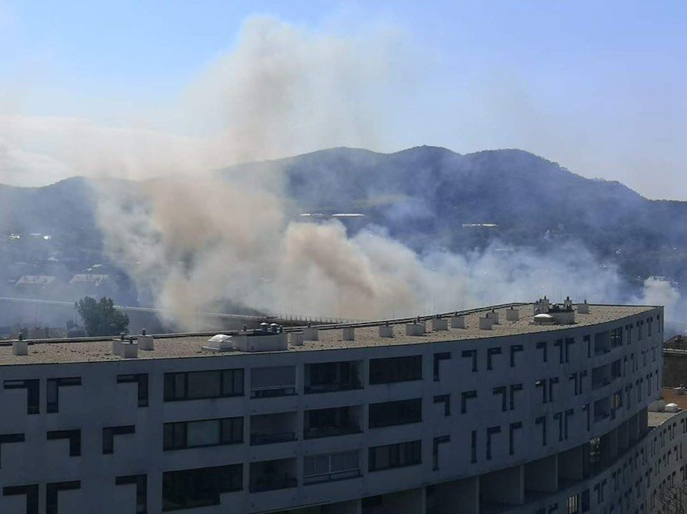In der Nähe des Riversides in Liesing brach ein Feuer aus.