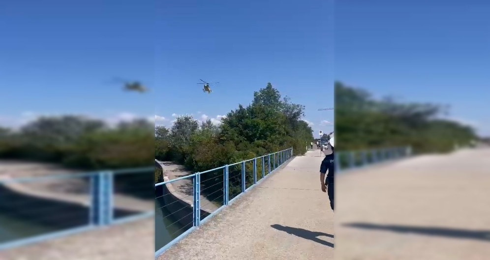 Rettungshubschrauber im Einsatz